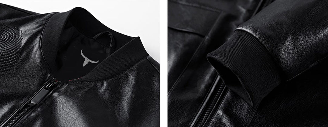 Elliston Leather  Racer Leather Jacket