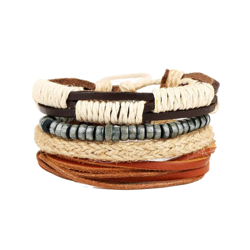 Elliston Leather  Vintage Bracelet Set