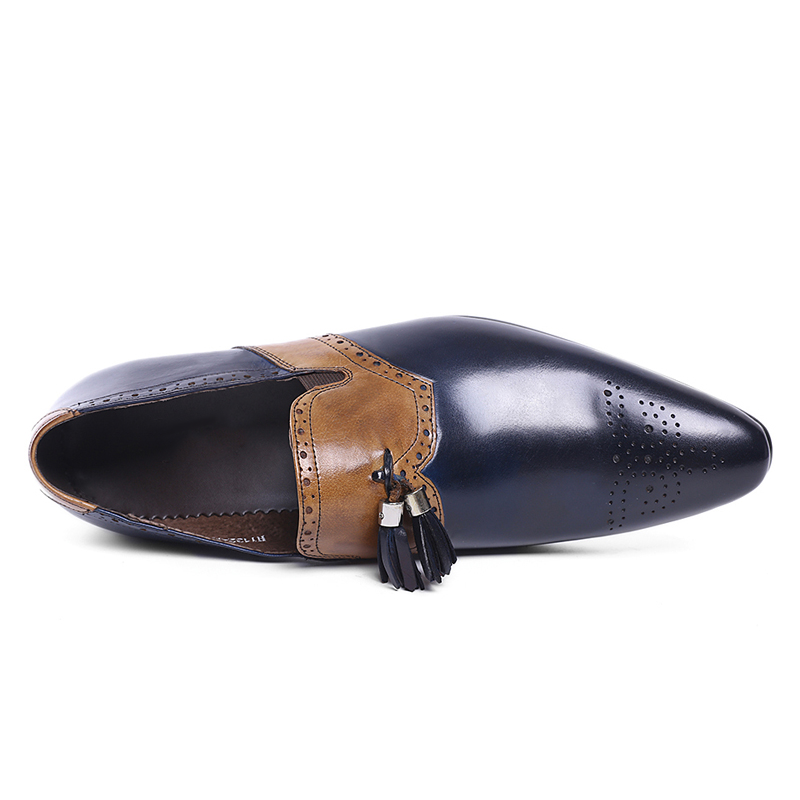 Elliston Leather  Griffin Tasseled Slip-on Dress Shoes