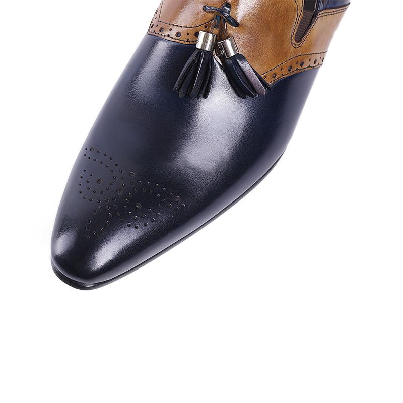 Elliston Leather  Griffin Tasseled Slip-on Dress Shoes