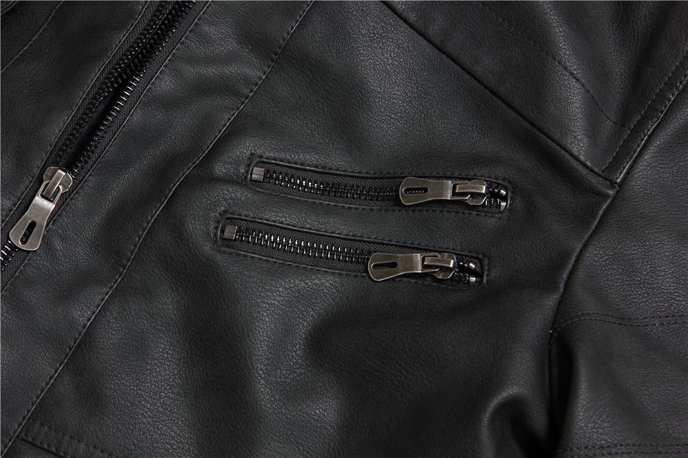 Elliston Leather Hooded Vindication Leather Jacket