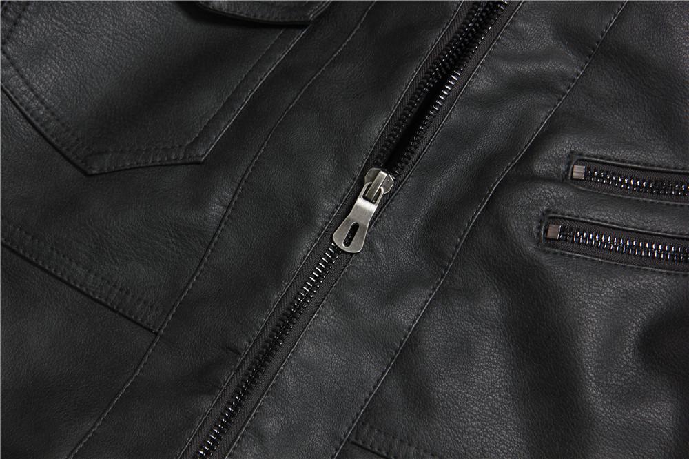 Elliston Leather Hooded Vindication Leather Jacket