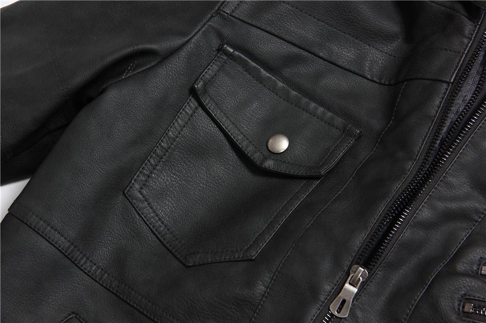 Elliston Leather Hooded Vindication Leather Jacket