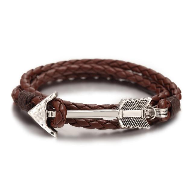 Elliston Leather  Arrowhead Bracelet