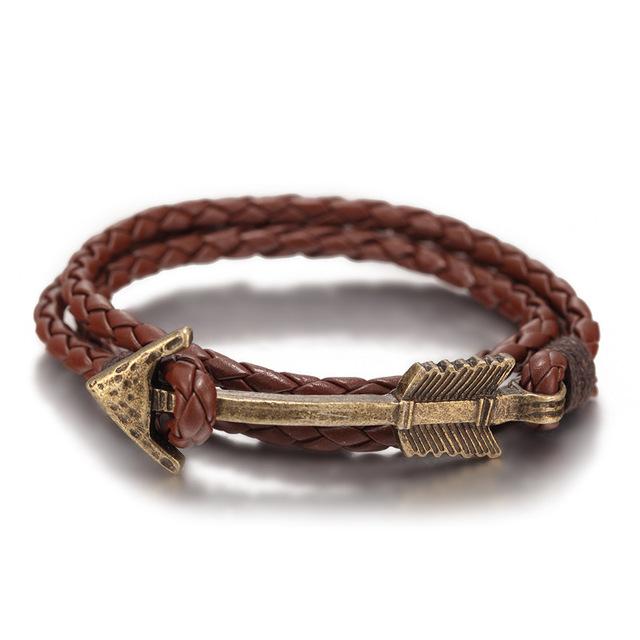 Elliston Leather  Arrowhead Bracelet